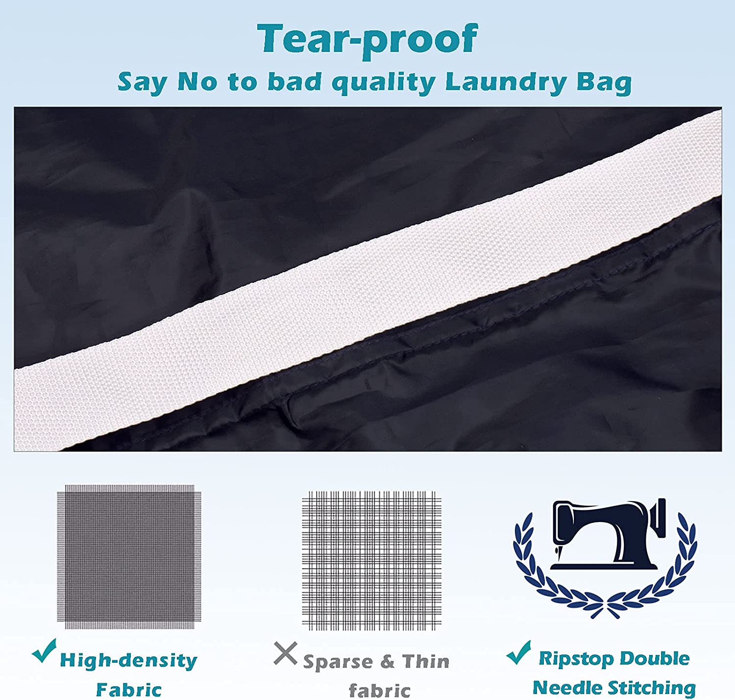Heavy Duty Double Drawstring Wash Bags